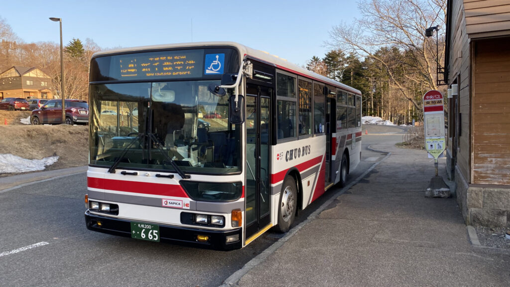 支笏湖行き北海道中央バス