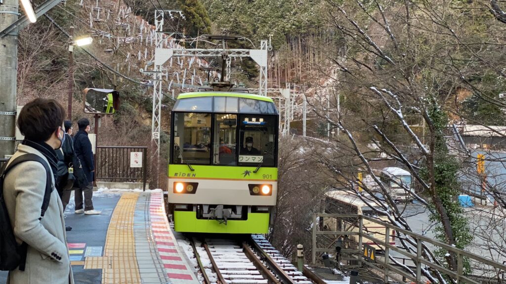 叡山電車の展望列車「きらら」に乗ってきた