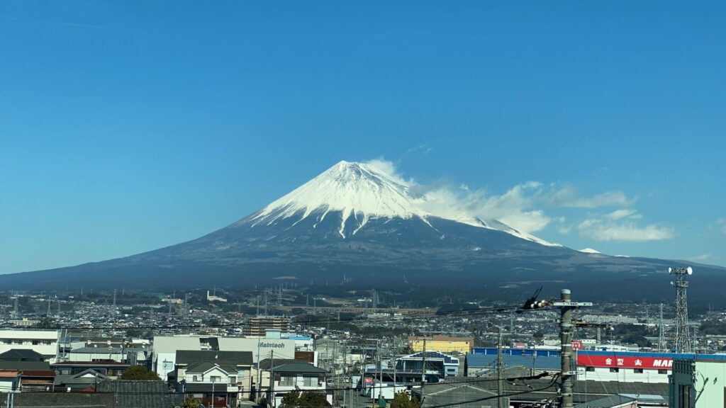 富士山が見えた！