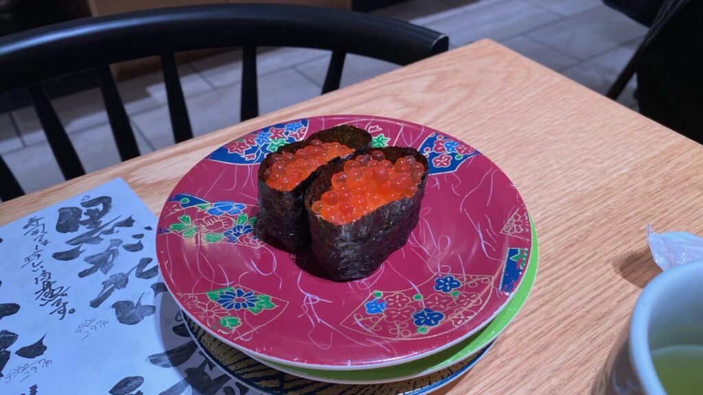 札幌をちょっと観光 定番の回転寿司「根室花まる」へ