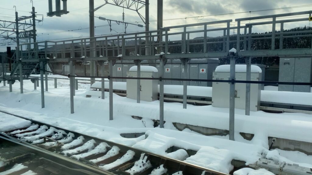 青函トンネルから、奥津軽いまべつ駅へ