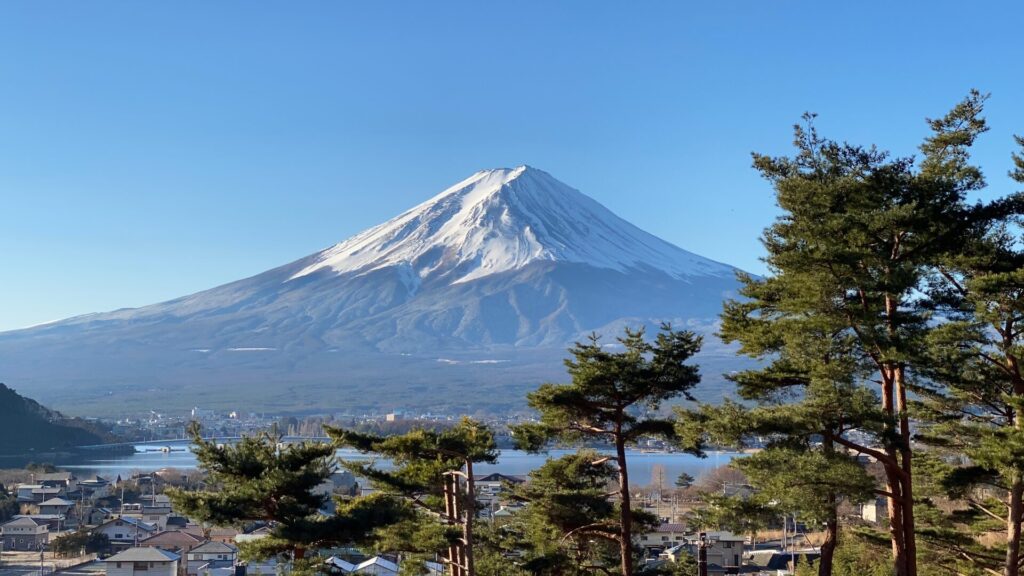 富士山を望む息を飲む絶景