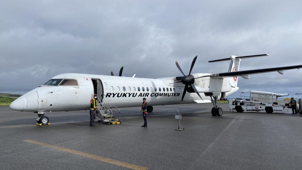 那覇空港を拠点に沖縄離島路線を運航するRAC