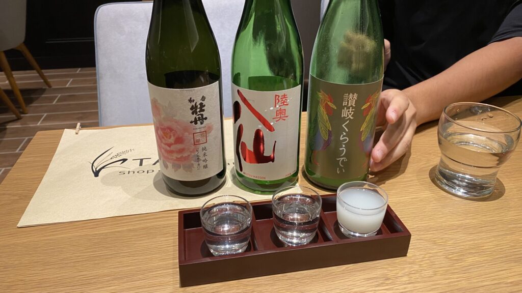 日本のお酒を楽しむことができる TASU+