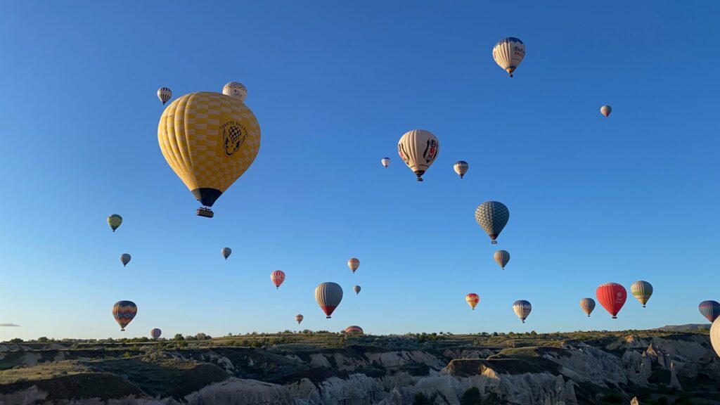 1時間ほどの飛行で着陸へ